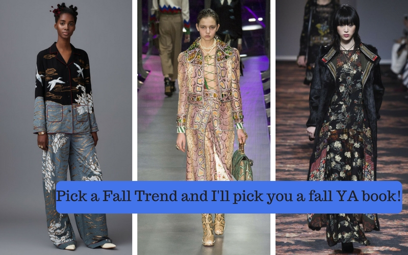 Fiction + Fashion: Pick a Fall Trend and I'll pick you a fall YA book!