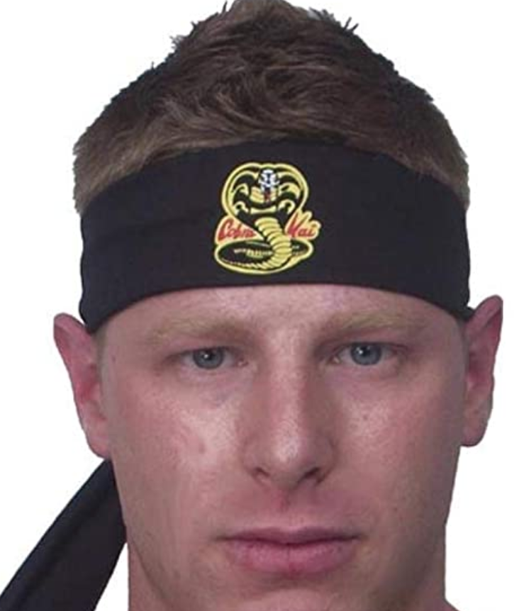 Cobra Kai Black headband