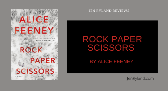 Review of Rock Paper Scissors. Graphic of the book and the title.