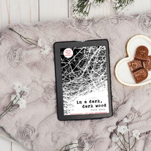 Copy of In a Dark Dark Wood with dried flowers and chocolates