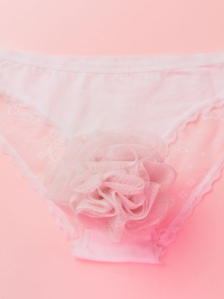 Pink frilly underwear