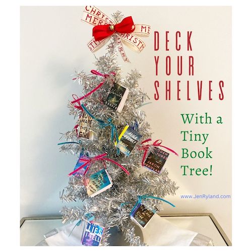 Deck Your Shelves With a Tiny Book Tree - 1
