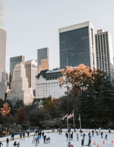Photo of Wollman Rink in Central Park. Photo by Pixels.
