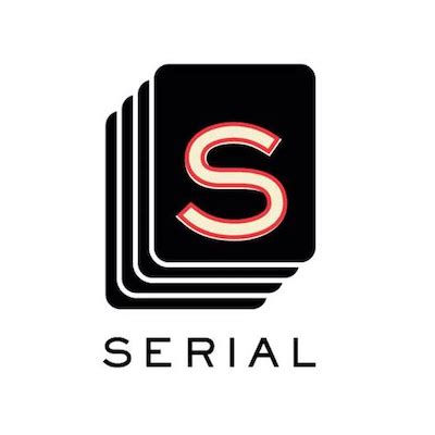 The logo for the Serial Podcast.