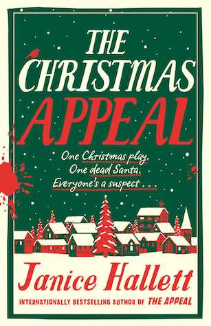 The cover of the Christmas Appeal has a green background with a small red and green village in the foreground.