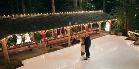 Skating rink on the Virgin River Christmas episodes.