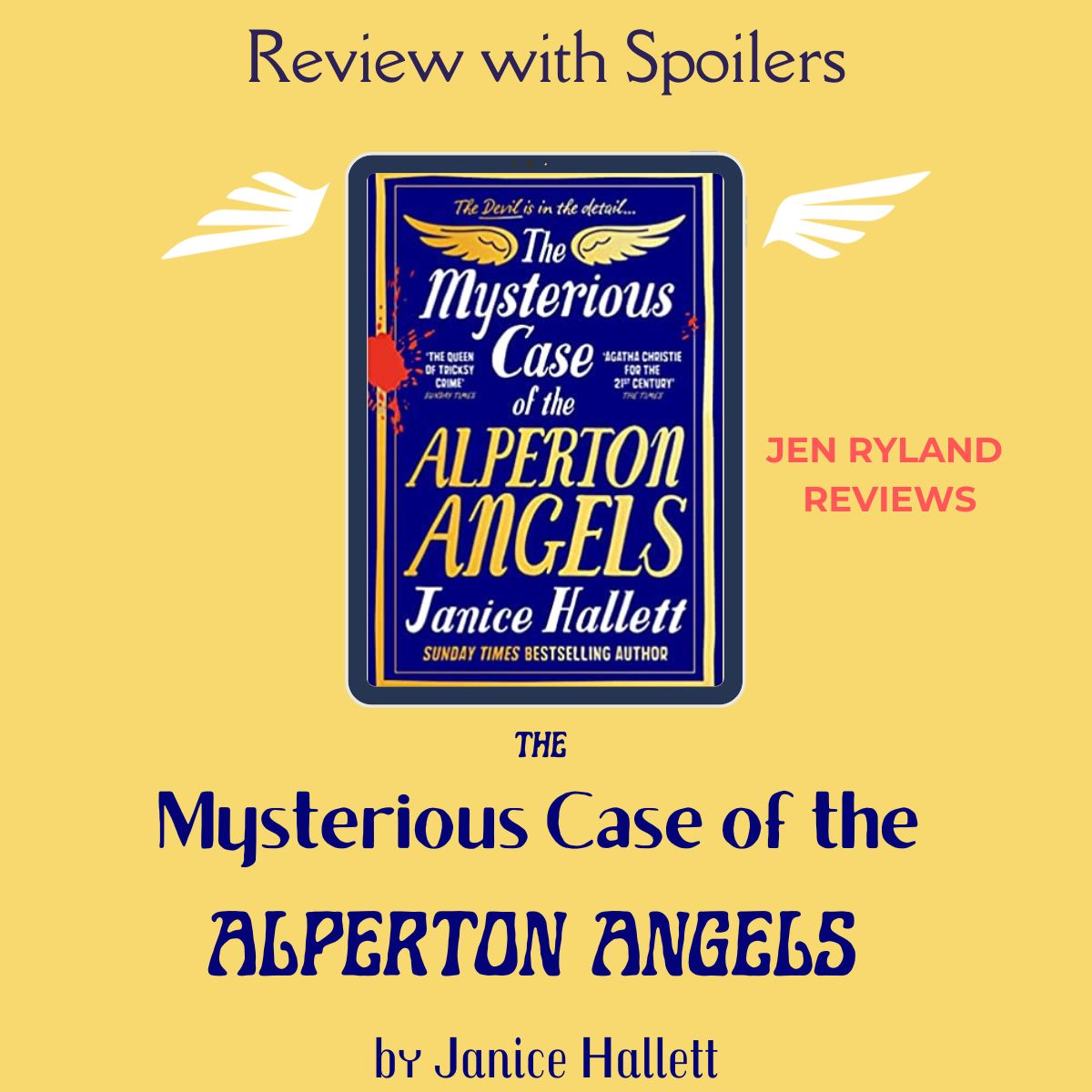 Review of The Mysterious Case of the Alperton Angels Jen Ryland Reviews