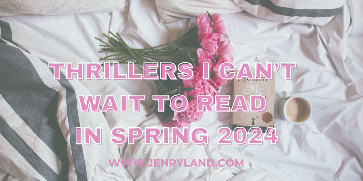 Thrillers I Can't Wait to Read in Summer 2024: photo of a book, coffee cup and flowers on an unmade bed