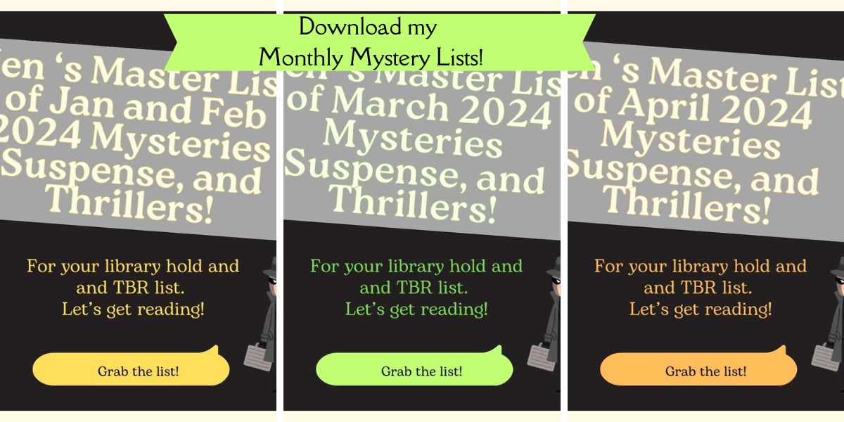 Shop my Monthly Mystery and Thriller Book Lists. These lists feature all standalone titles coming out that month 