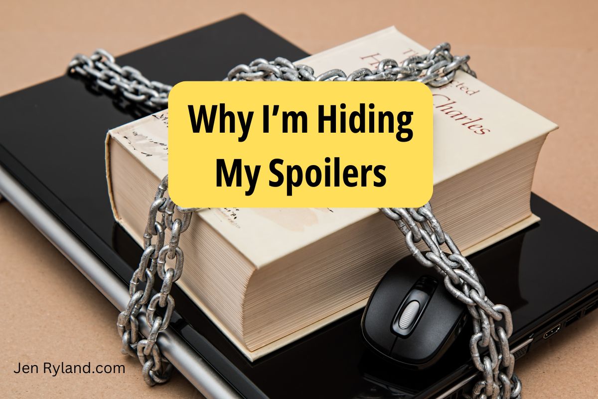 Graphic of a computer and a book locked up with a heavy silver chain.