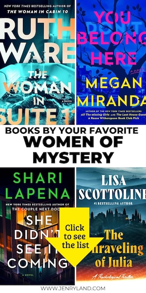 New Summer 2025 books by your favorite women of mystery!