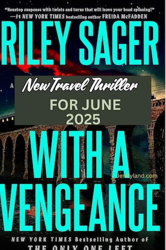 Cover of With a Vengeance which shows a train going over a stone bridge at night