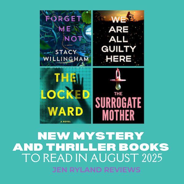 Collage of New Mystery and Thriller Books for August 2025
