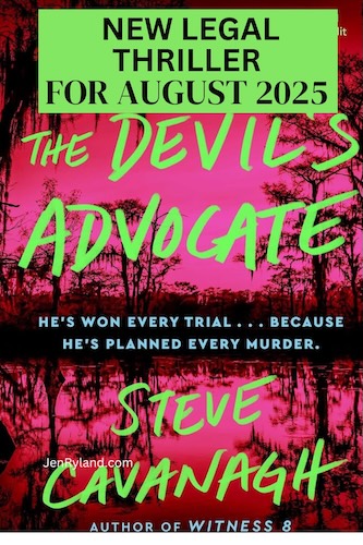 Cover of The Devil's Advocate with cshows a pink landscape