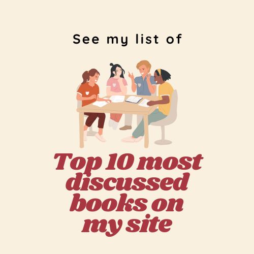 The Top 10 Most Discussed Books on my Site: a drawing of a group of people sitting in a circle