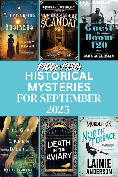Photo collage of 1900s to 1930s Historical Mysteries Sept 2025