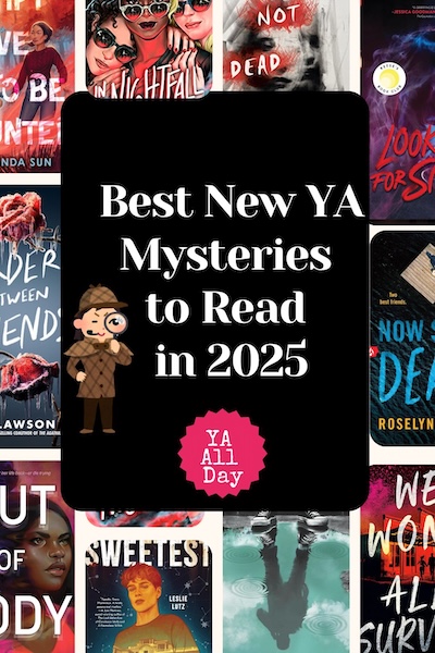 Photo collage of Best New YA mysteries to read