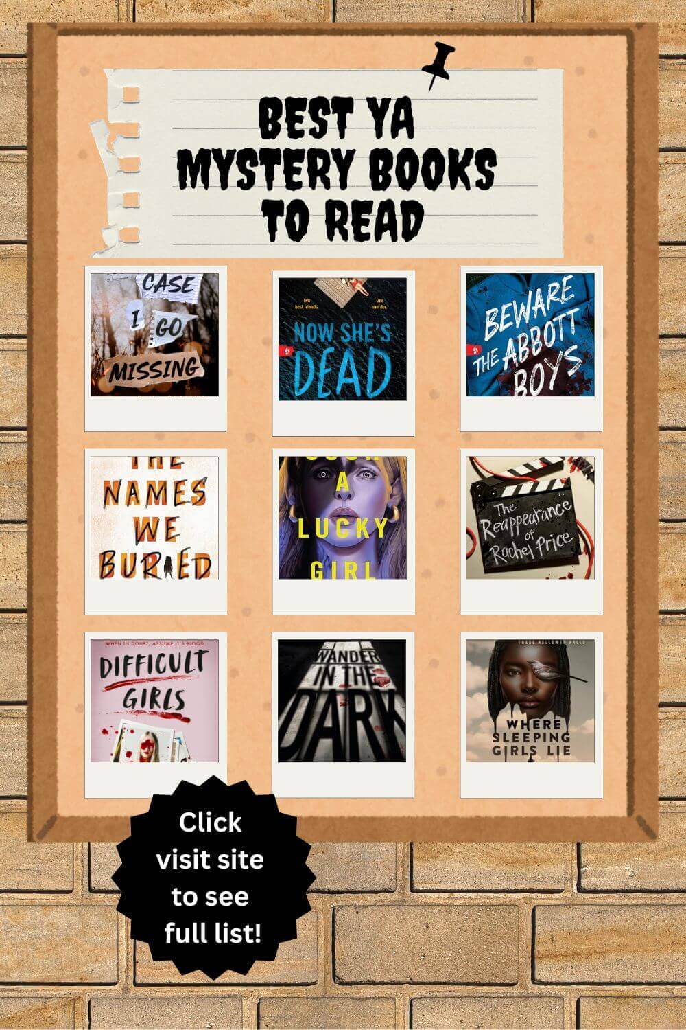 Collage of some of the best YA Mysteries to Read in 2026