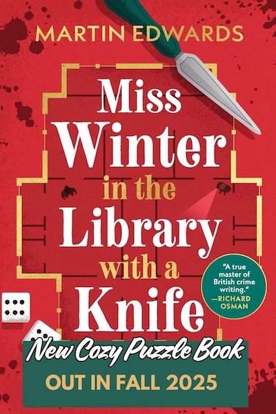 NEW COZY PUZZLE BOOK: Miss Winter in the Library with a Knife