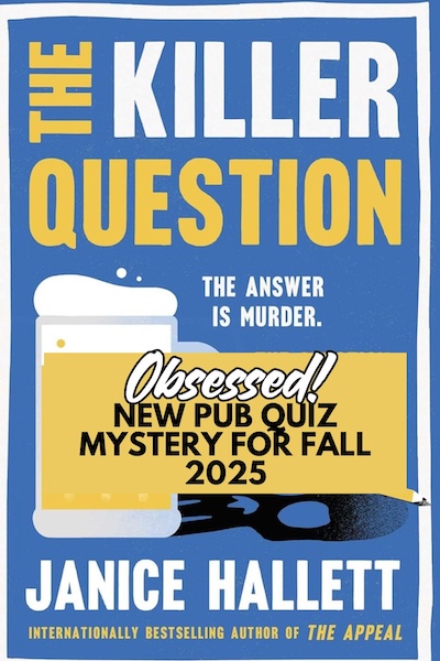 Cover of The Killer Question: an illustration of a mug of beer on a blue background