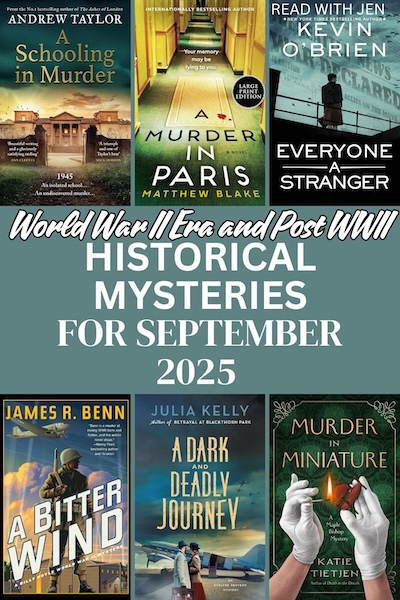 Collage of World War II Era Mysteries for September 2025