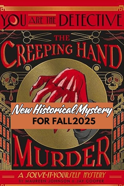 Cover of The Creeping Hand, which shows a red hand on a gold background