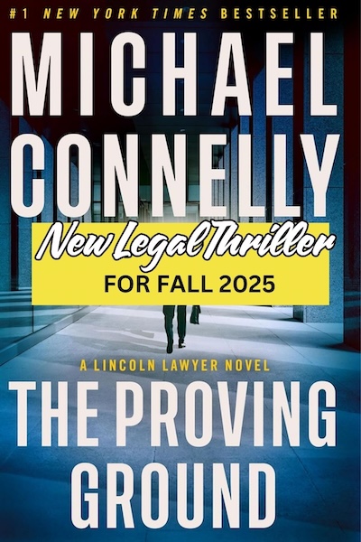 Cover of the proving ground which shows a man walking in an empty office building