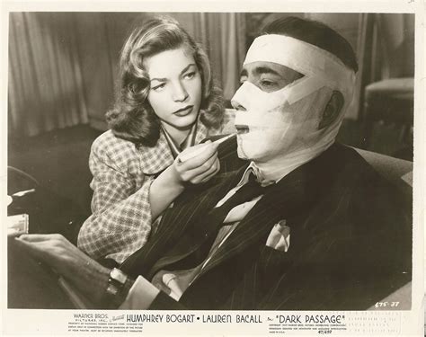 Photo of Humphrey Bogart and Lauren Bacall in Dark Passage
