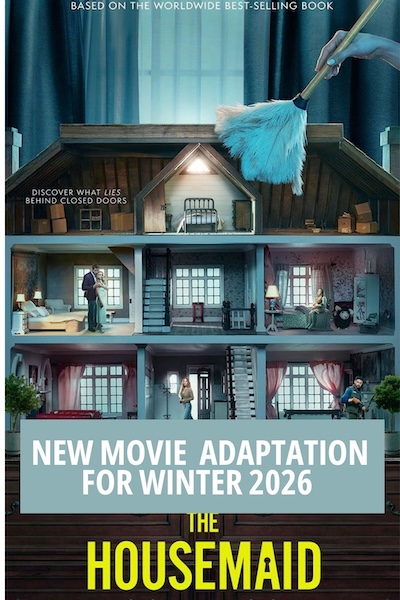 Poster for The Housemaid movie. A duster cleaning a dollhouse