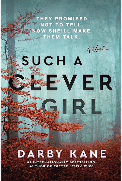 Cover of Such a Clever Girl shows a foggy forest with a autumn tree