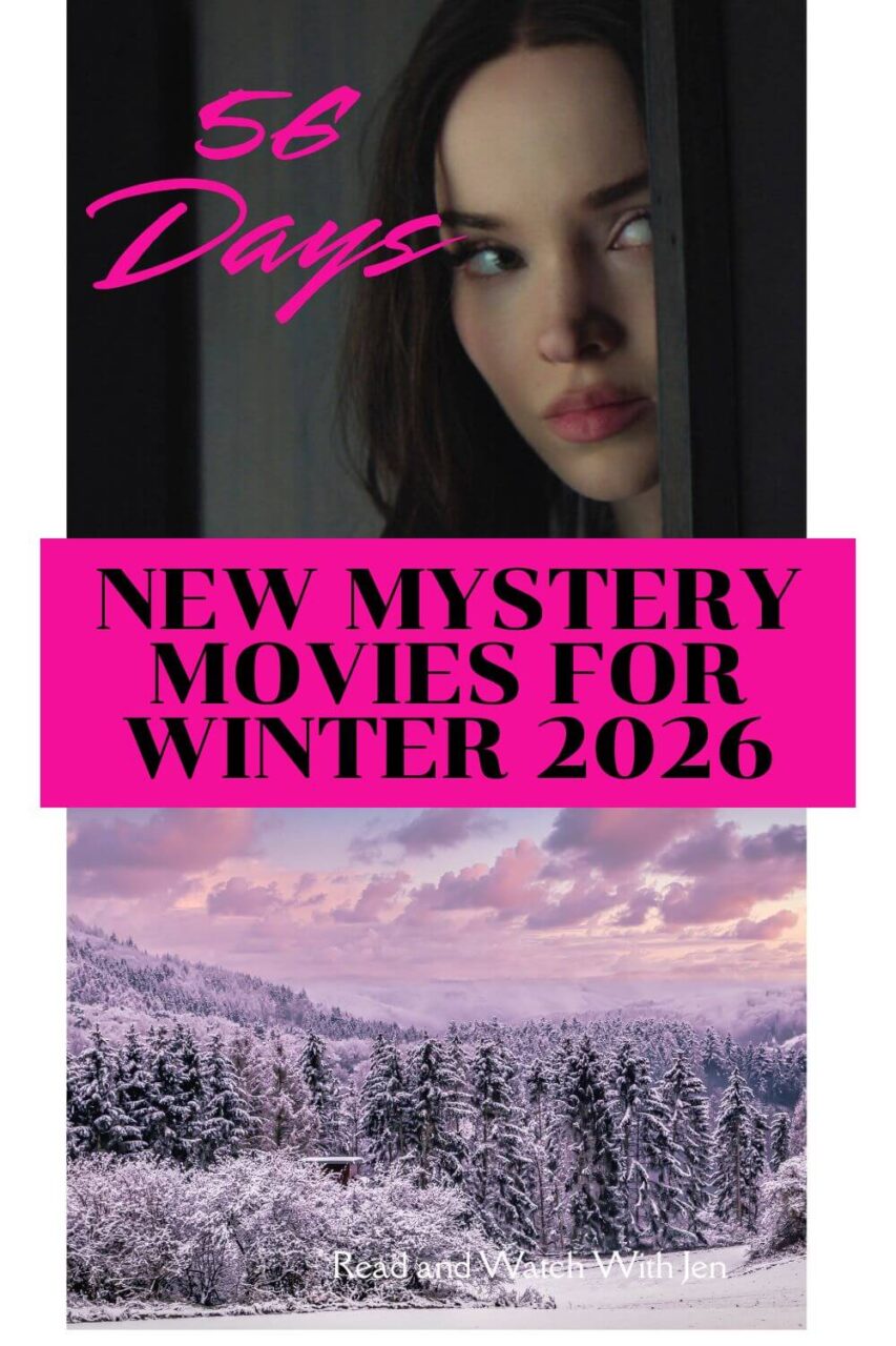 Photo from the adaptation of 56 Days above a snowy winter scene.