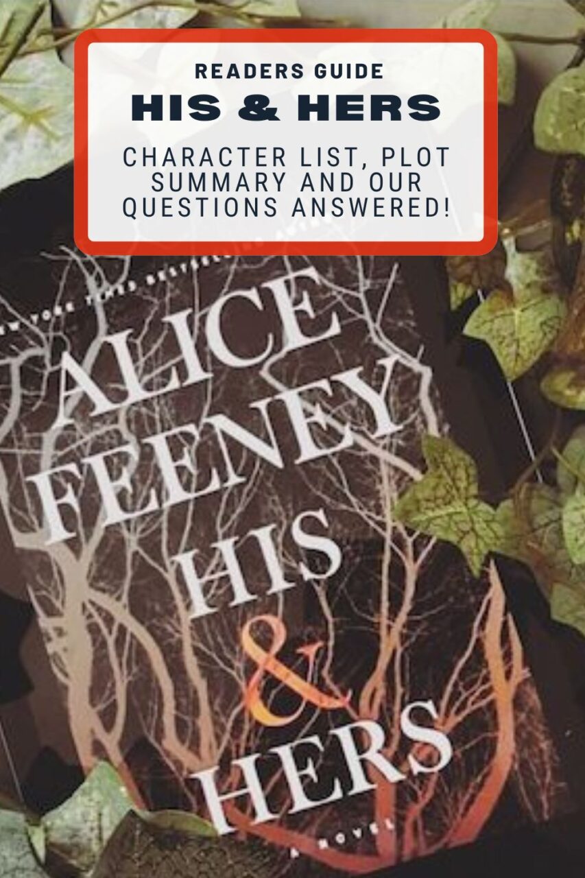 Copy of His & Hers on a bed of ivy. The cover features entwined bare branches. 