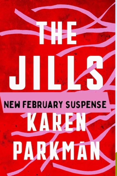 Red cover with pink squiggles