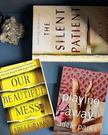 Copies of Our Beautiful Mess and Playing Awat by Adele Parks