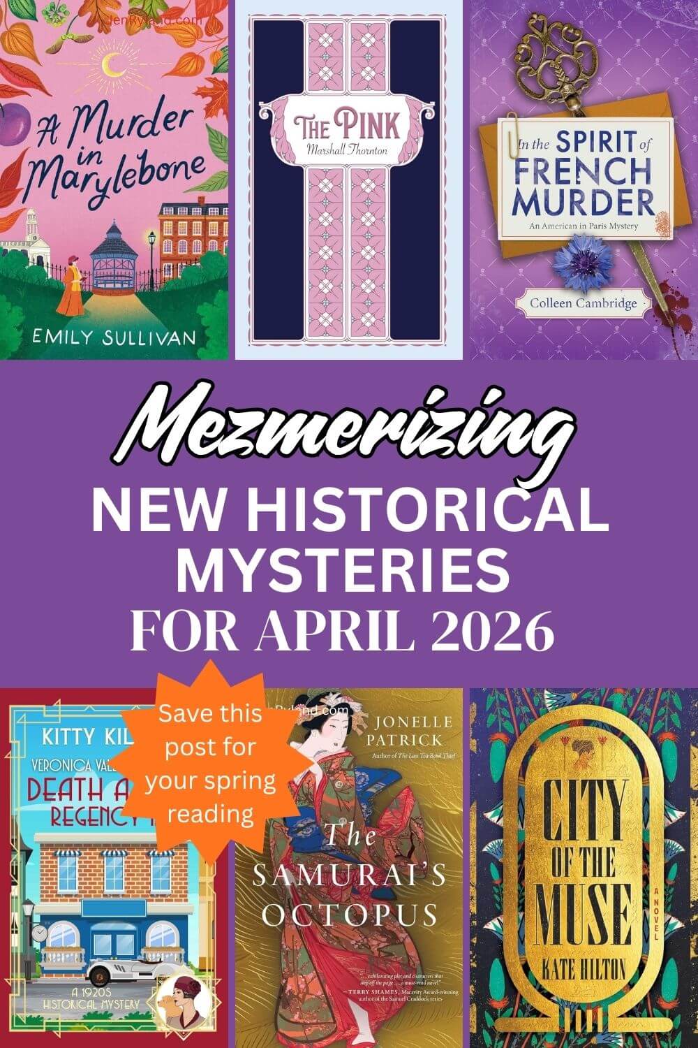 New Historical Mysteries to Read in April 2026