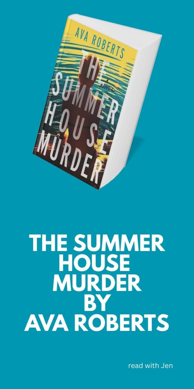 The cover of The Summer House by Ava Roberts on a blue background