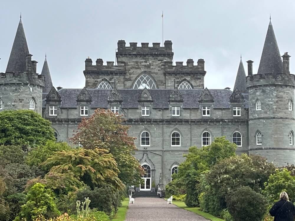 Photo of Inveraray Castle in the Scottish Highlands