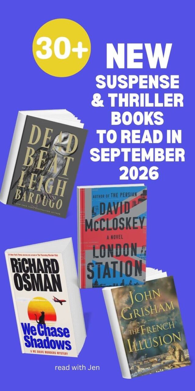 40+ NEW SUSPENSE AND THRILLER BOOKS TO READ IN SEPTEMBER 2026