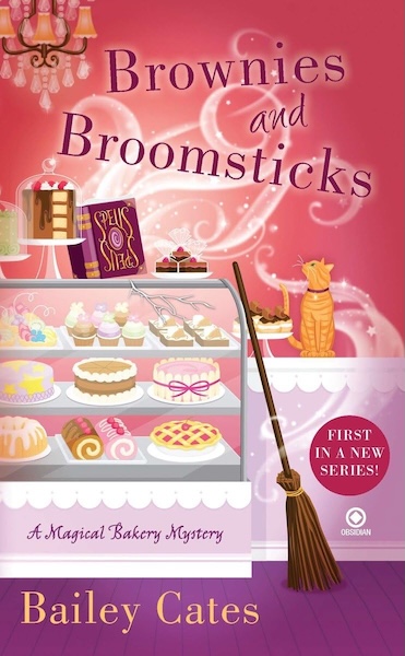cover of Brownies and Broomsticks a Magical Bakery Mystery
