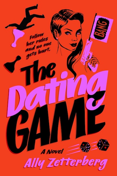 Cover of The Dating Game: a bright graphic cover