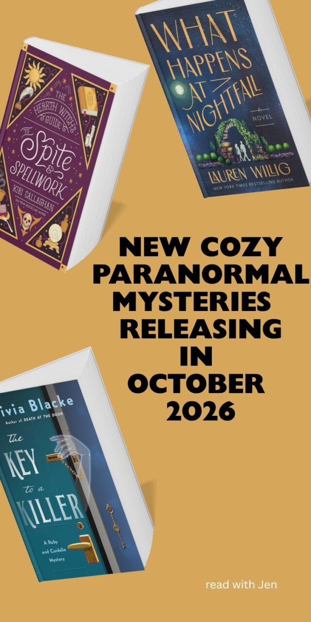 NEW COZY PARANORMAL MYSTERIES FOR OCTOBER 2026