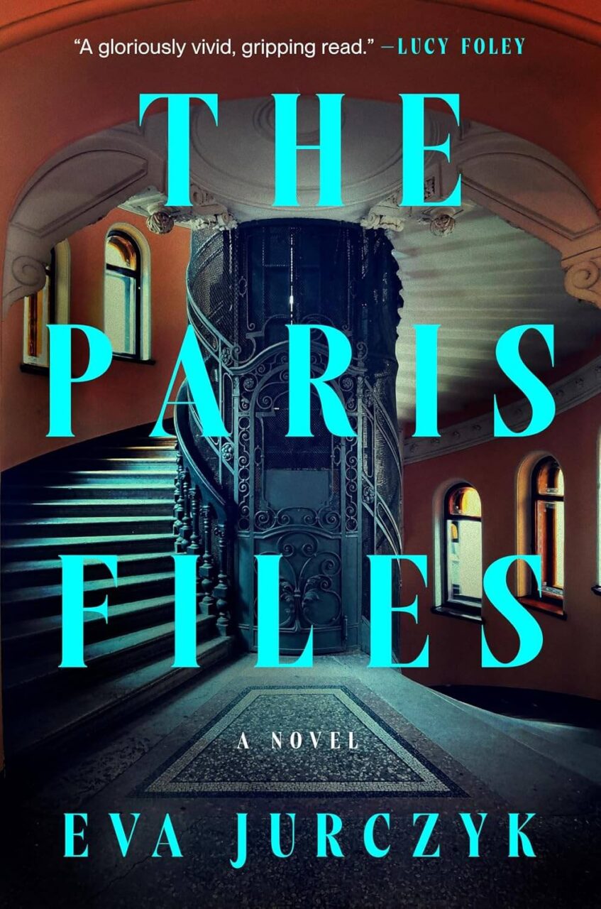 Cover of The Paris Files which shows a mysterious staircase