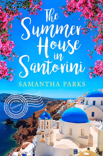 Cover of Summer House in Santorini. A view of a beautiful greek island