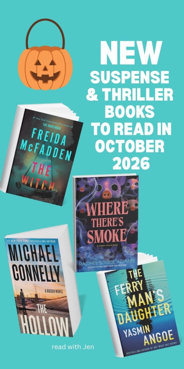 Photo collage of New Suspense and Thriller Books to Read in October 2026
