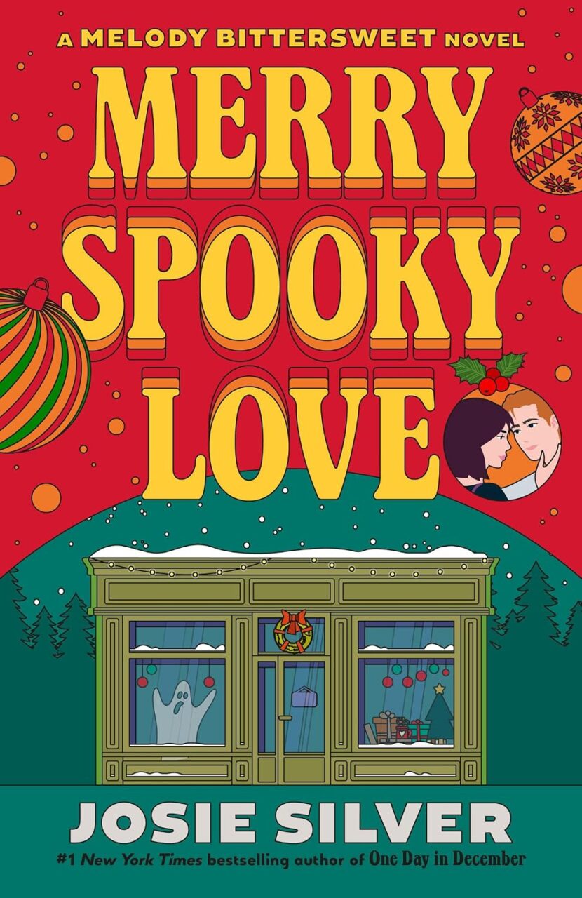 Cover of Merry Spooky Love Which shows a window south a ghost