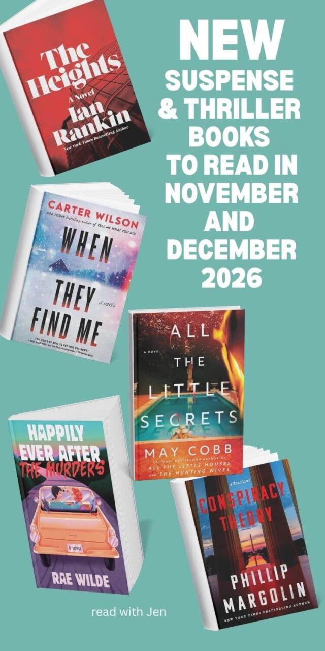 New Suspense and Thriller books for November and December 2026